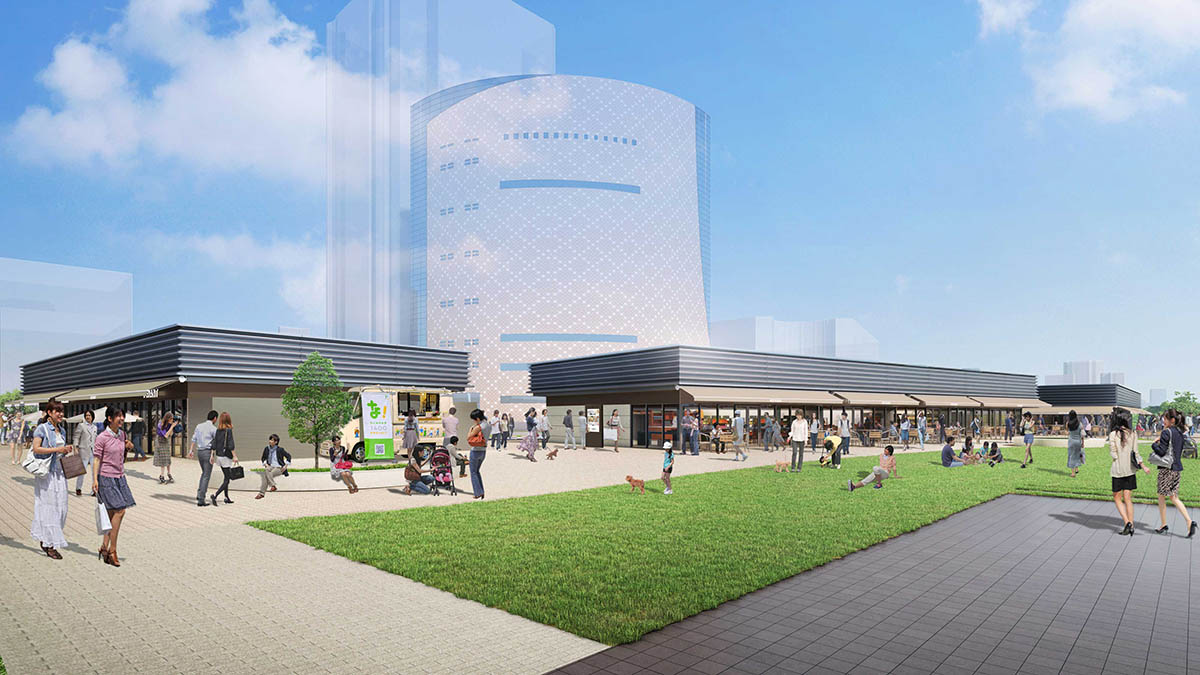 「なノにわ」のイメージ(南東側より)