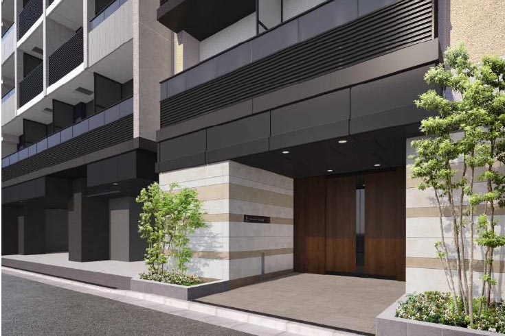 ザ・パークハビオ 日本橋三越前 エントランス完成イメージ