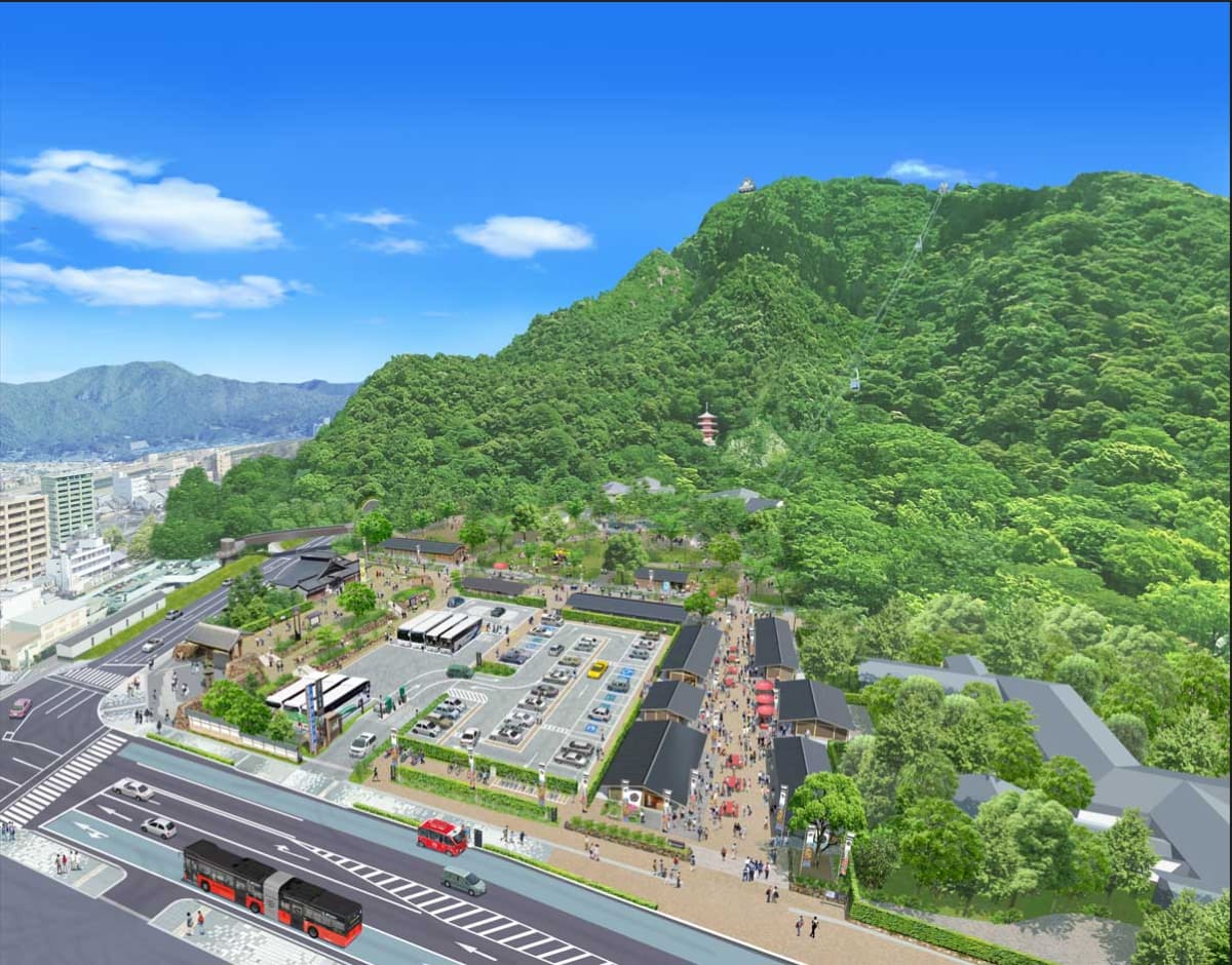 岐阜城楽市全体図