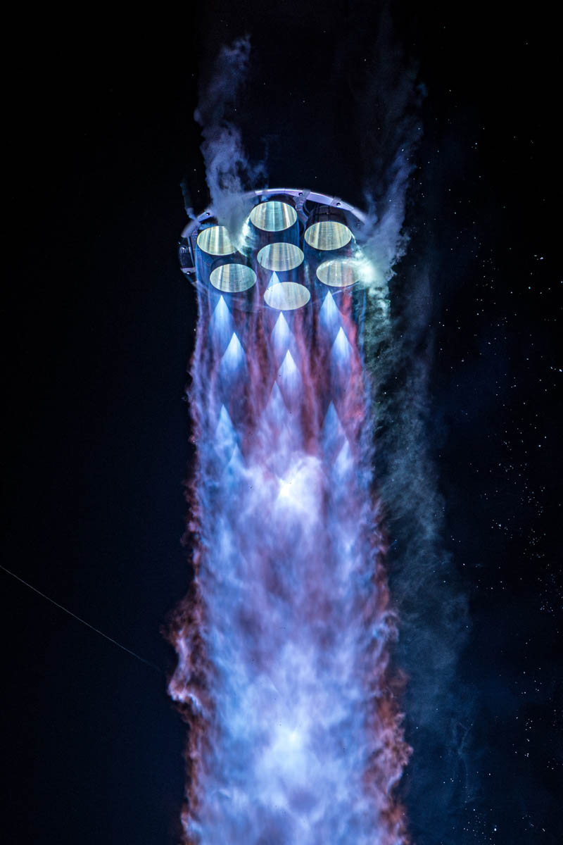 7基のBE-4エンジン(Credit: Blue Origin)