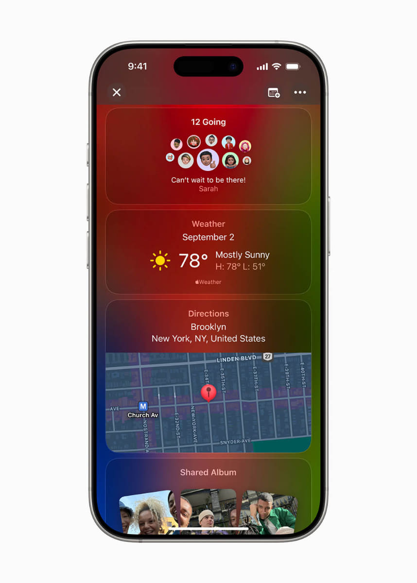 マップや天気も案内