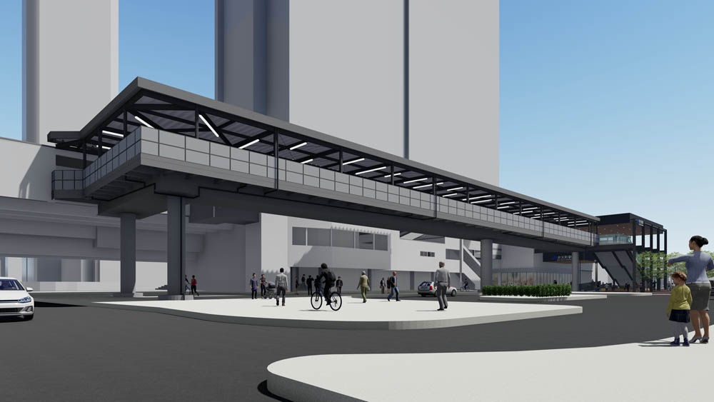 外観パース(Osaka Metro)