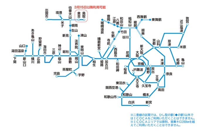 自由周遊区間