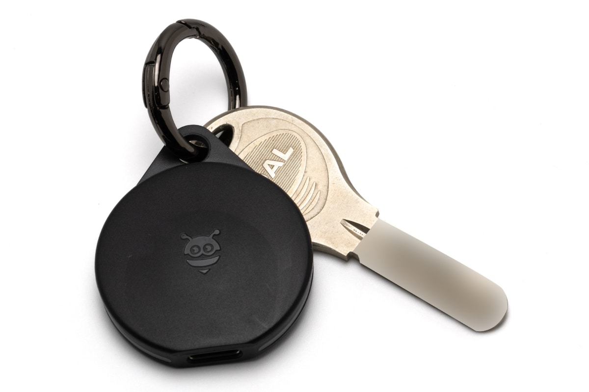 鍵と一緒につけたところ