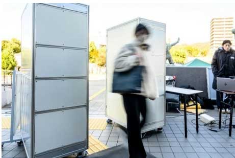 実証実験の様子