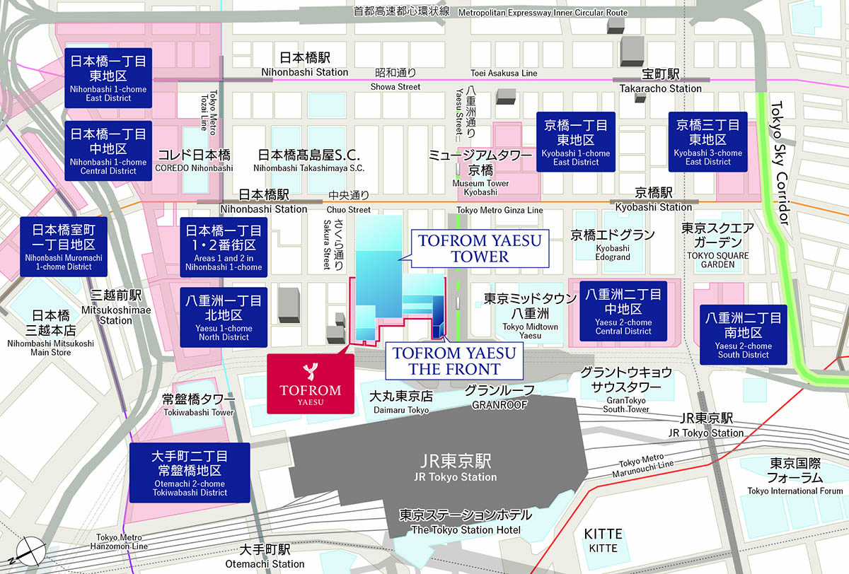 位置図 (c)TOFROM YAESU
