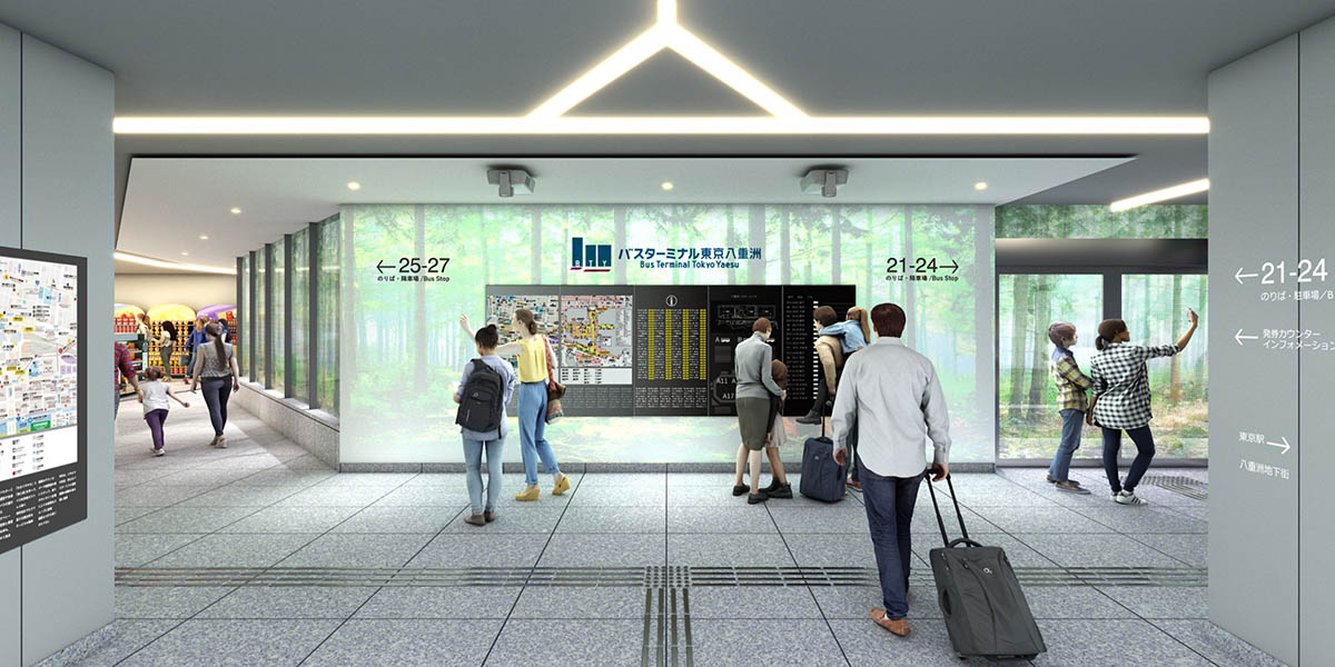 バスターミナル東京八重洲 エントランス (c)TOFROM YAESU