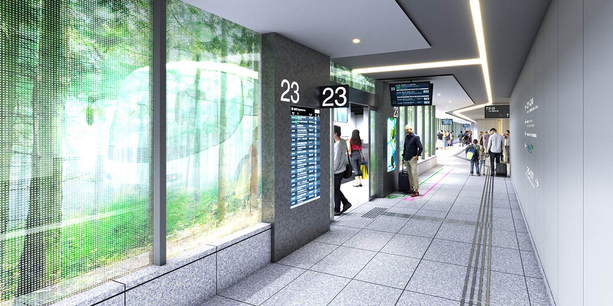 バスターミナル東京八重洲 乗り場 (c)TOFROM YAESU