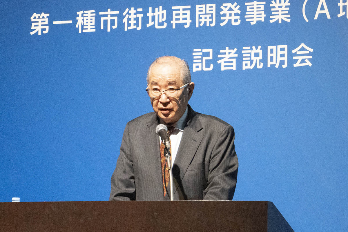 東京駅前八重洲一丁目東B地区市街地再開発 理事長 加藤一男氏