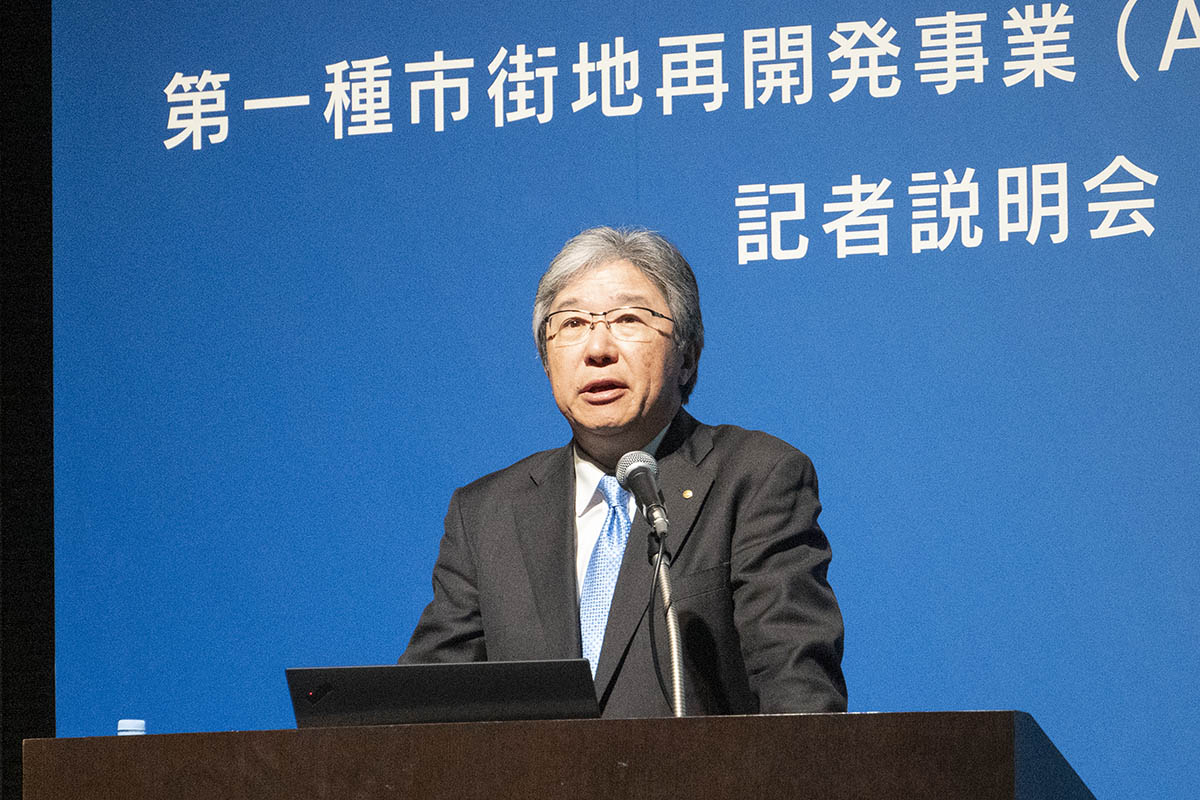 東京駅前八重洲一丁目東A地区市街地再開発 理事長 兼 特定業務代行者 代表企業 東京建物 代表取締役 社長執行役員 小澤克人氏
