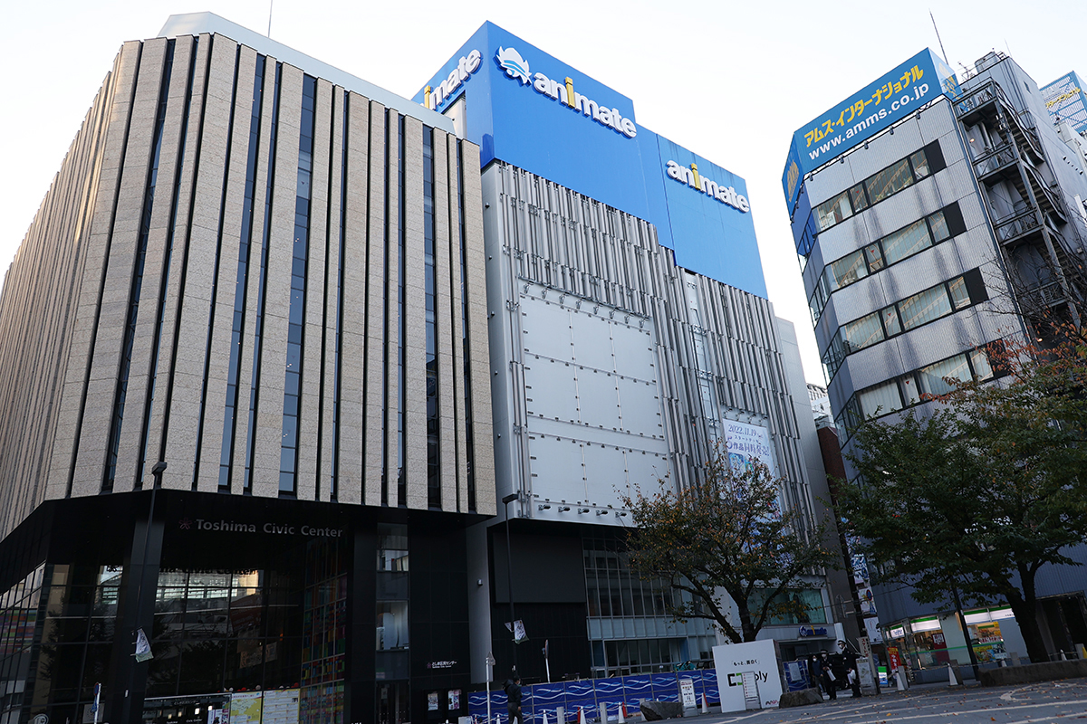 アニメイト池袋本店(2022年11月撮影)
