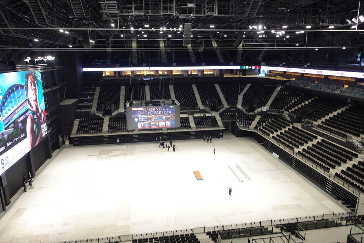 ジーライオンアリーナ神戸 内観