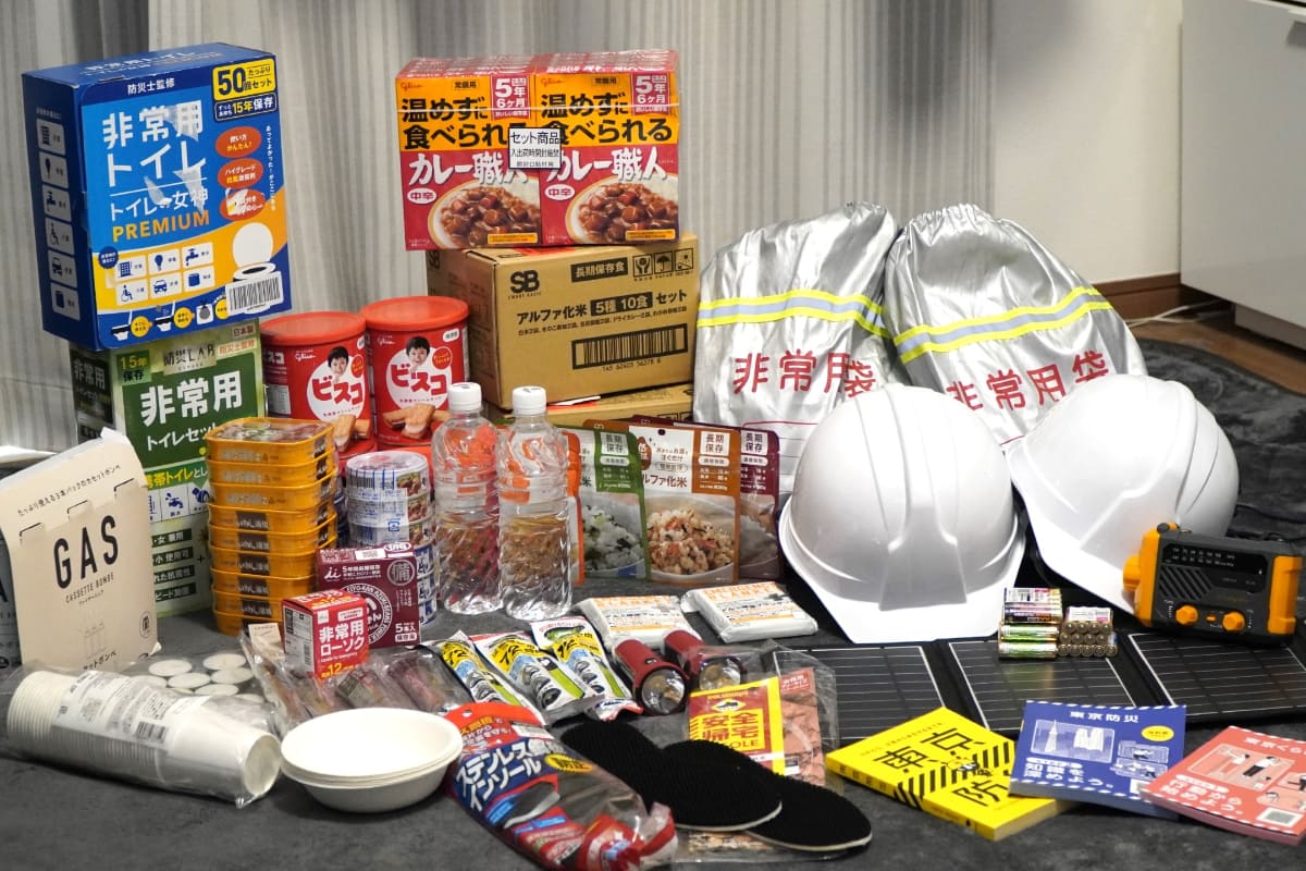 基本的な備蓄は行なっている状況。年に数回、見直しをする