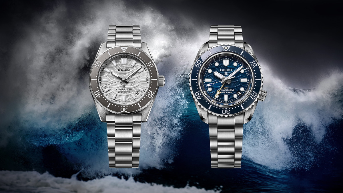 左から、ダイバーズ 1965ヘリテージ「SBDC213」、ダイバーズ 1968ヘリテージ「SBEJ027」