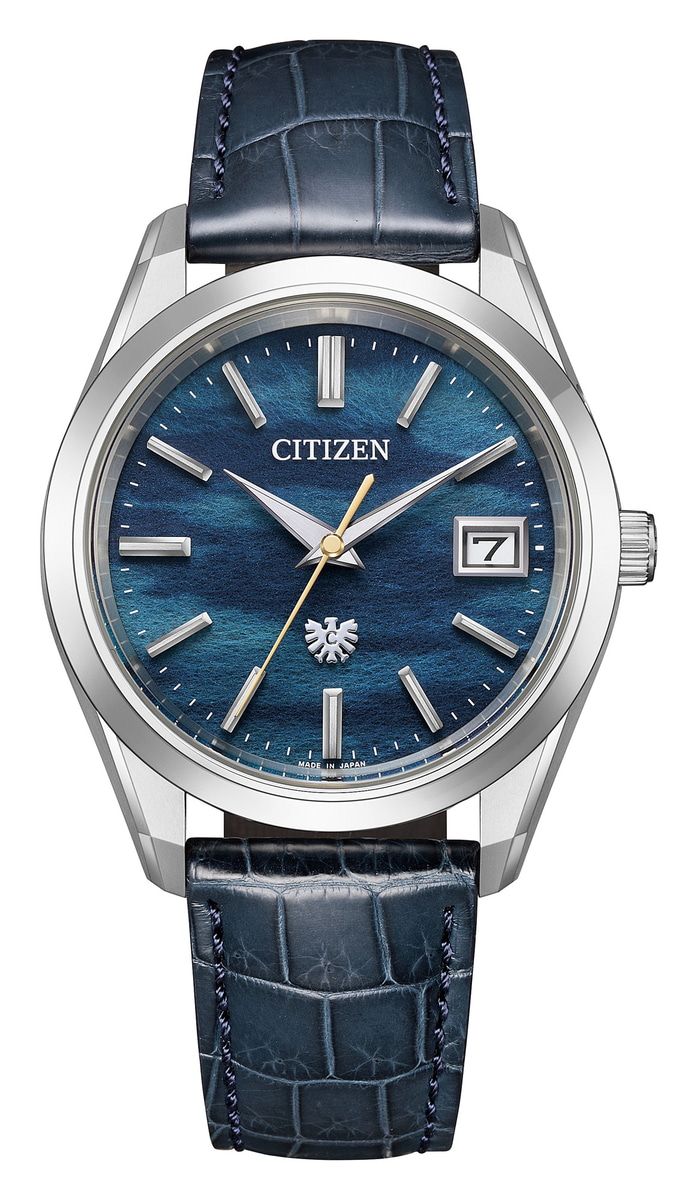 ザ‧シチズン 30 周年記念限定モデル 高精度年差±5秒 エコ･ドライブ Iconic Nature Collection AQ4100-22L、429,000円。世界限定400本