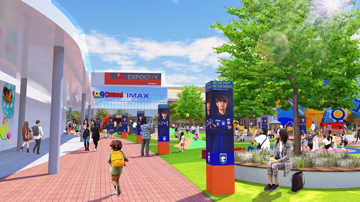 柱状4面デジタルサイネージを新たに28本設置