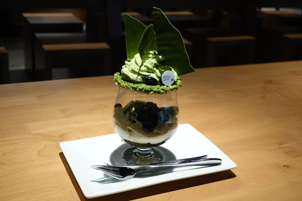 京都 和束抹茶パフェ