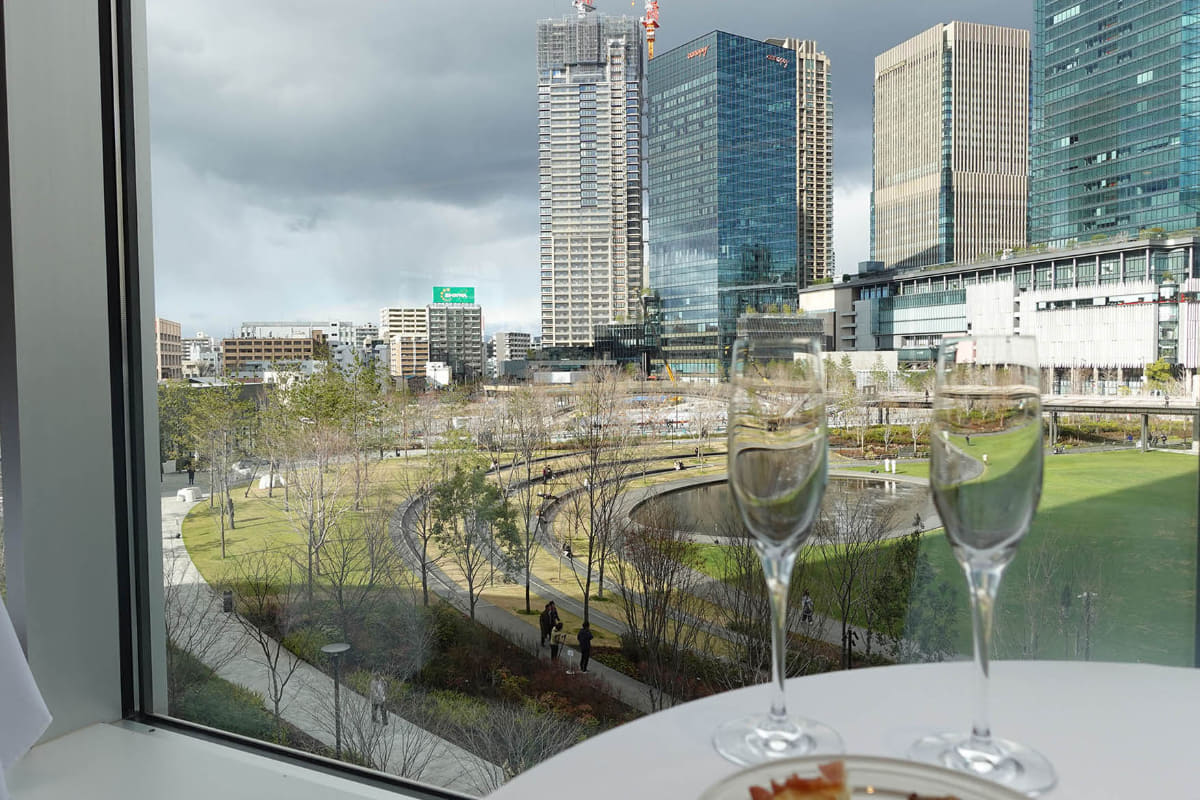 「うめきた公園」を一望できる