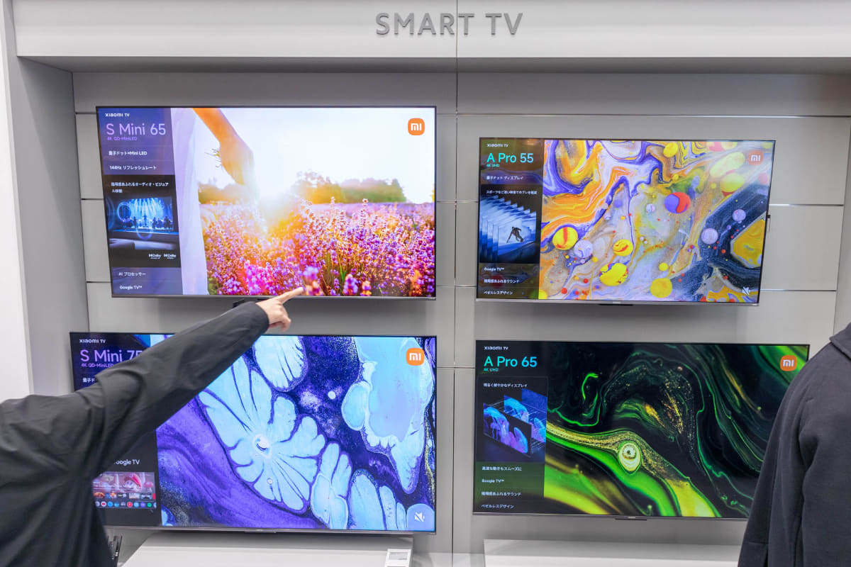 廉価なことでも話題になるスマートテレビのコーナー
