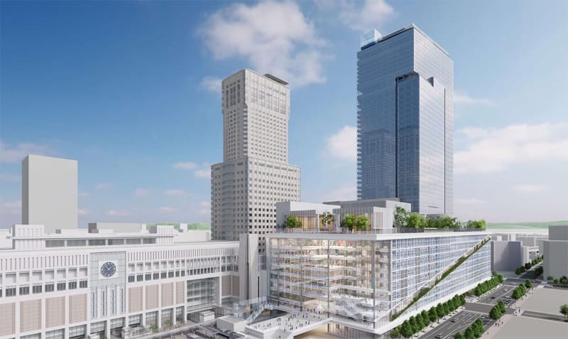 23年3月の市街地再開発組合設立時点でのイメージパース