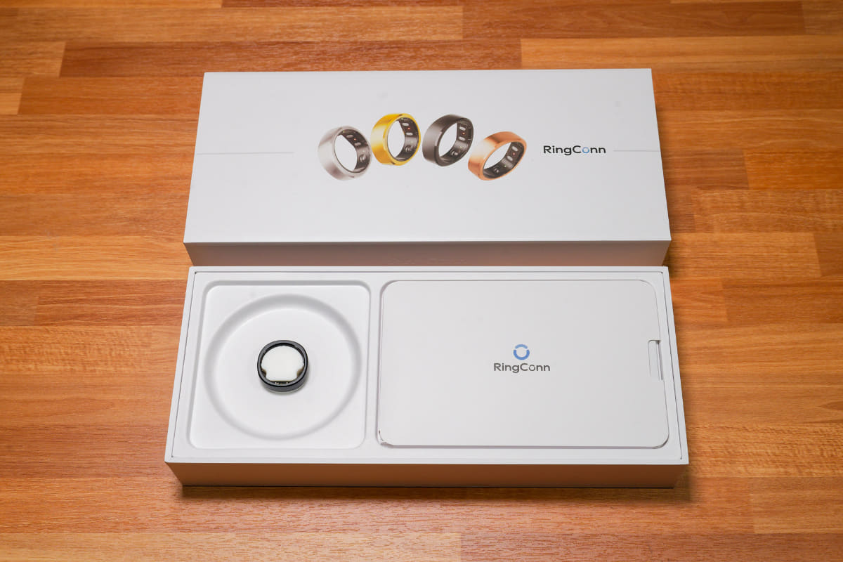 サイズ決定後に届いたRingConn本体