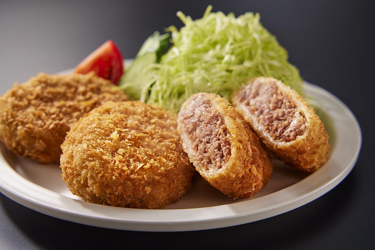 銀座吉澤「松阪牛メンチカツ」