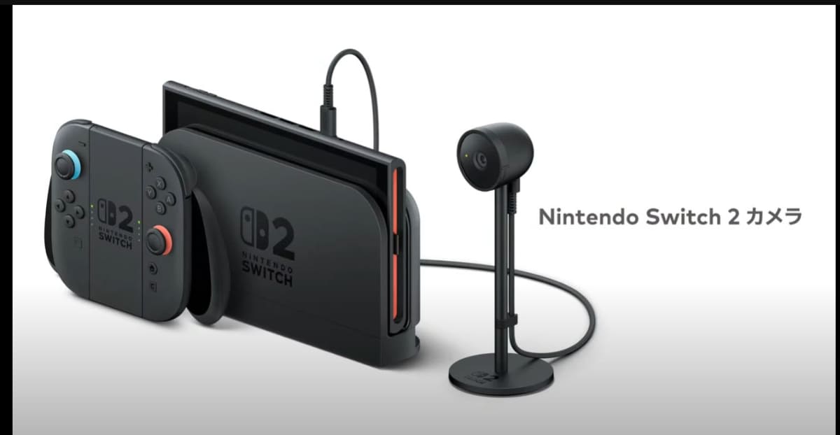 別売カメラを本体に接続することで、自分の姿をゲーム画面に重ねて表示してフレンドに見せる事も可能