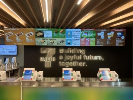 カウンターメニューボードサイネージ