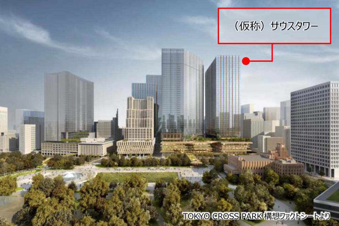 内幸町一丁目街区完成イメージ