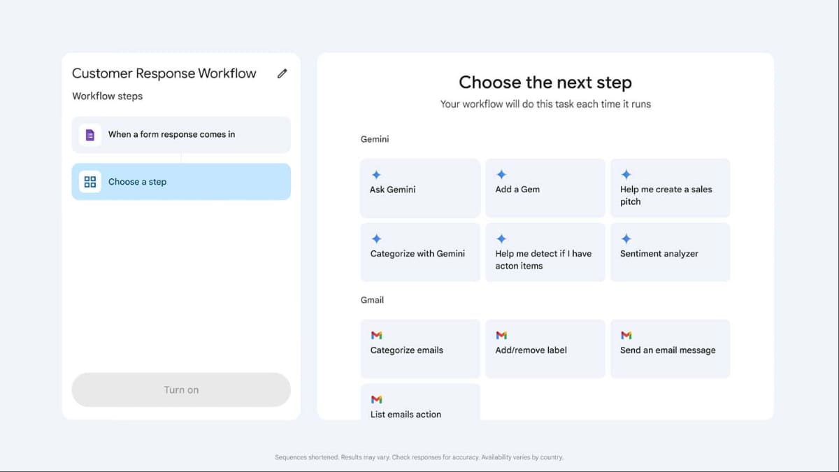 Google Workspace Flows