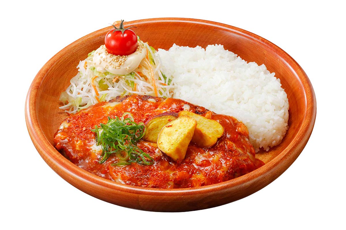 チーズダッカルビ風バーグディッシュ