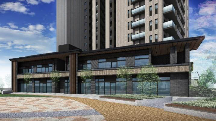 南敷地商業棟・広場イメージ