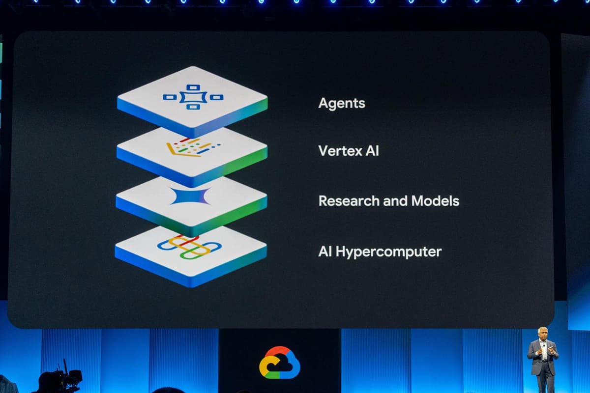 Google Cloudの強みを説明する、同社のトーマス・クリアンCEO