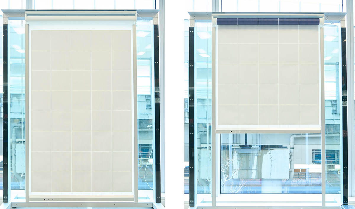 PVロールスクリーンシステム