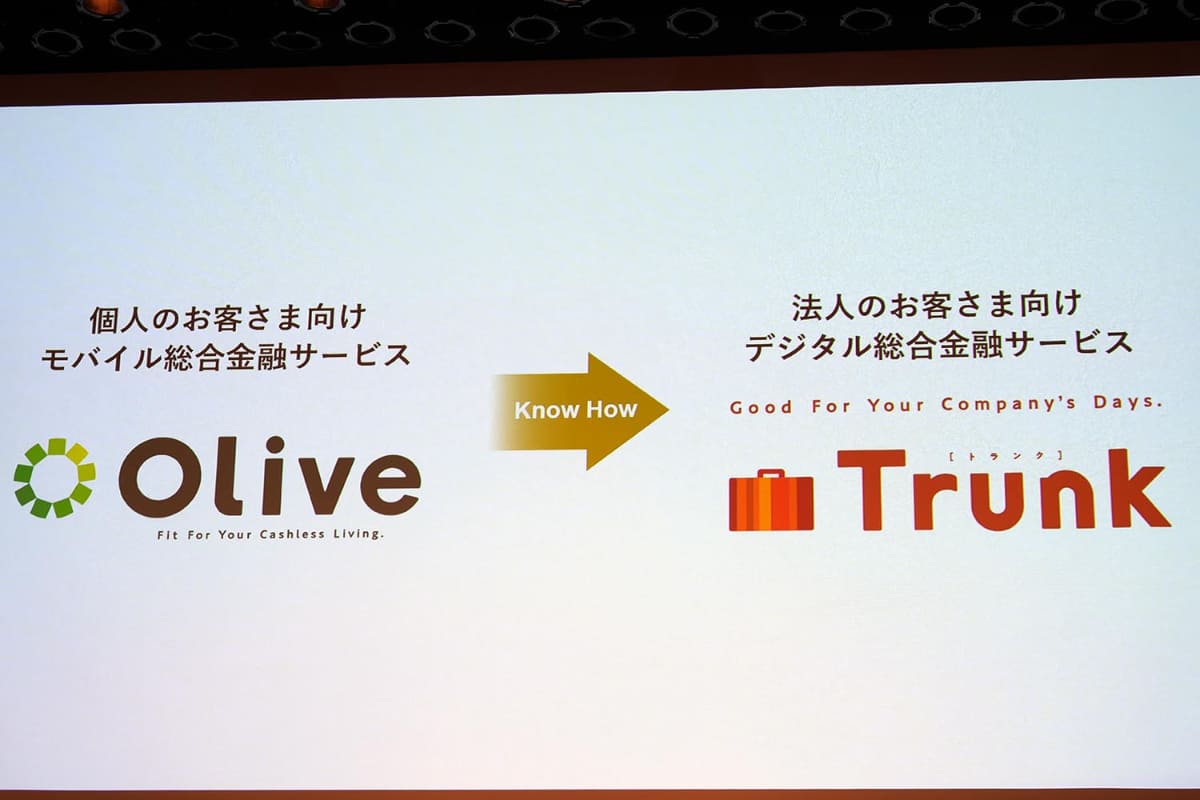 Oliveのノウハウを中小企業向けに展開してTrunkを実現