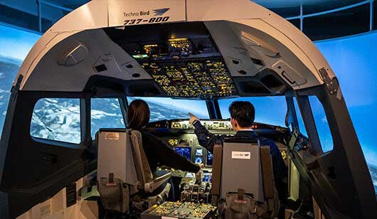 本格シミュレーターのイメージ(写真は神戸市長田区のTechno Bird)