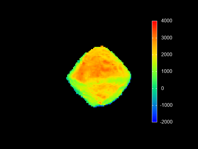 「はやぶさ2」搭載の中間赤外カメラ「TIR」が観測した小惑星リュウグウ表面の熱の分布(Credit: JAXA, 足利大学, 立教大学, 千葉工業大学, 会津大学, 北海道教育大学, 北海道北見北斗高校, 産業技術総合研究所, 国立環境研究所, 東京大学, ドイツ航空宇宙センター, マックスプランク研究所, スターリング大学)