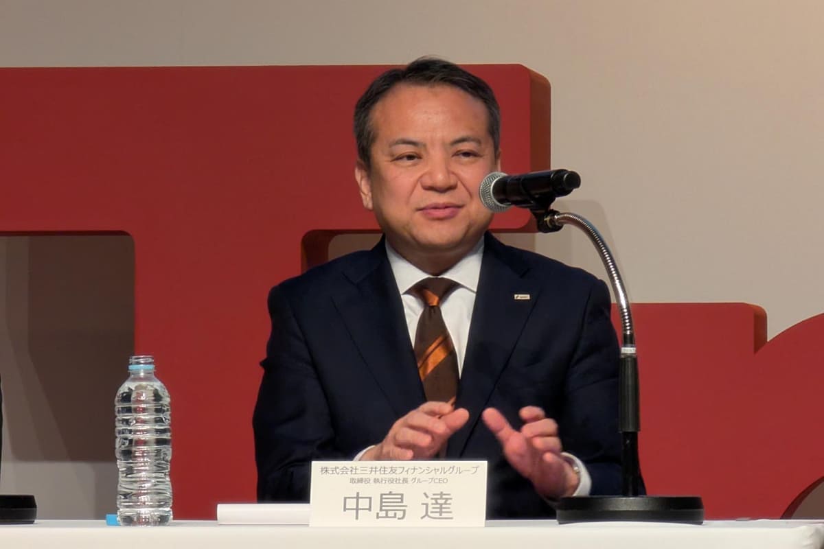 三井住友フィナンシャルグループ取締役執行役社長でグループCEOの中島達氏