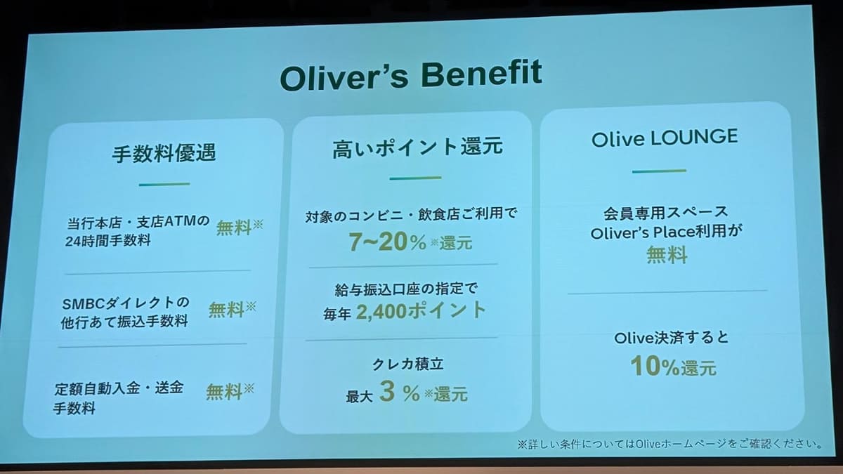 OliveのVポイント還元プログラムや他のメリットなど