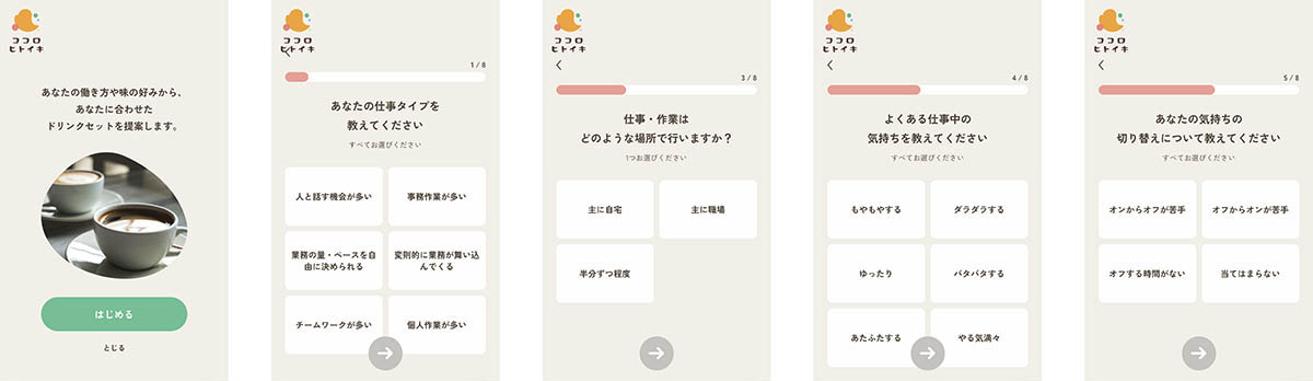 主なアンケート内容