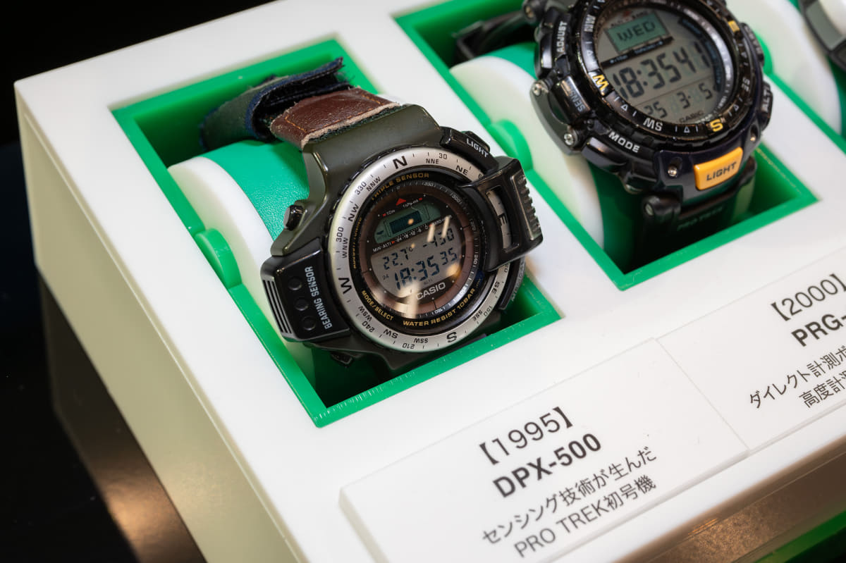 1995年発売のプロトレック初号機「DPX-500」