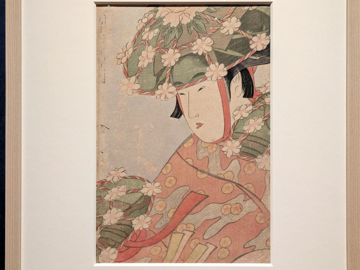 喜多川歌麿筆《当世踊子揃 鷺娘》寛政5～6年(1793～94)頃。東京国立博物館蔵