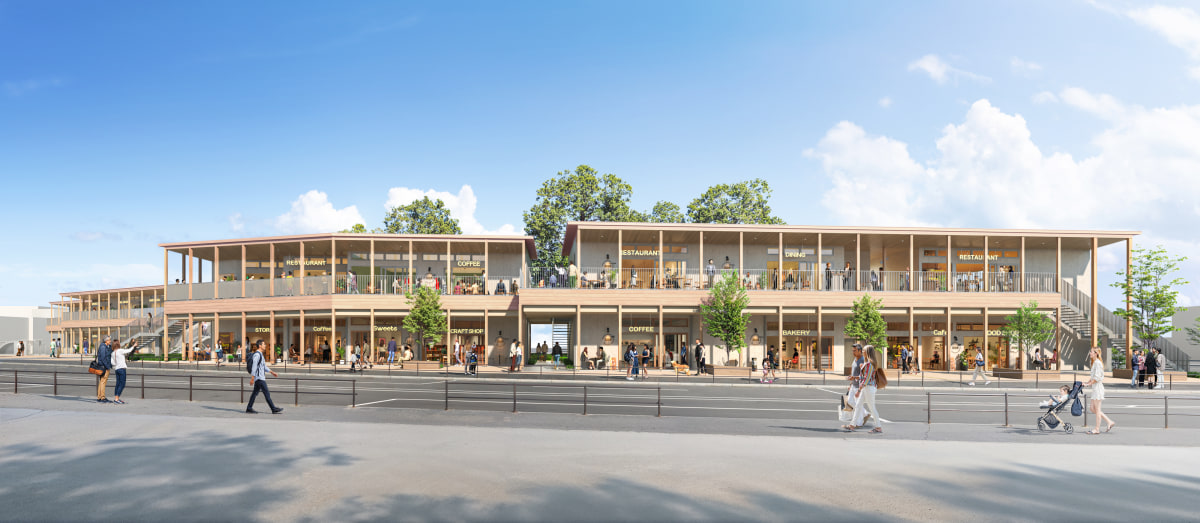 本施設完成イメージパース