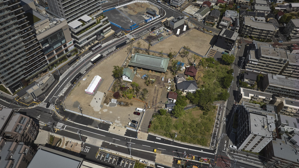 プロジェクト計画地(空撮)