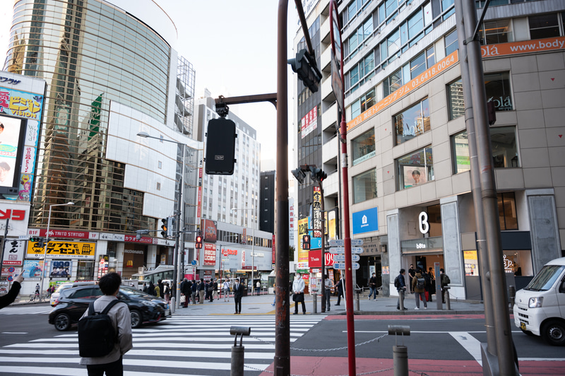 A街区の場所では、21年11月に「b8ta Tokyo -Shibuya」がオープンした(21年11月撮影)