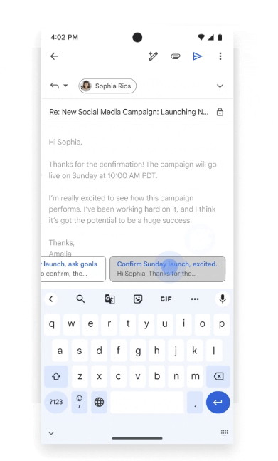 Geminiで実現する、文脈に応じたスマート返信機能