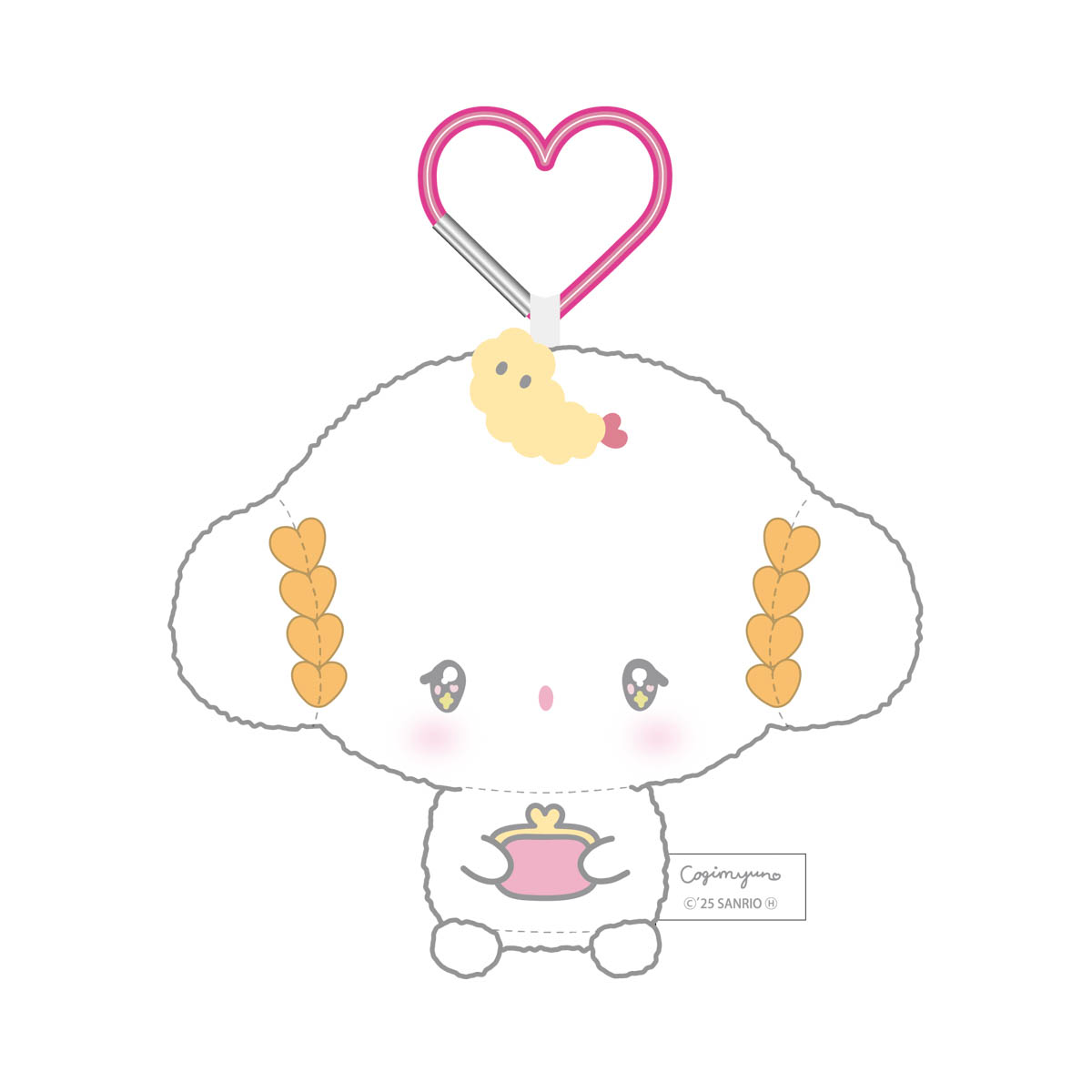 オリジナル こぎみゅん デザインバッグチャーム