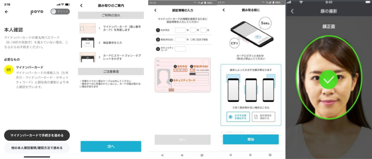 ICチップ情報+容貌画像方式の利用手順