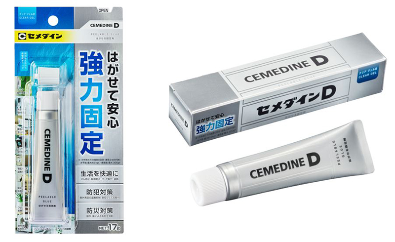 セメダイン「D」ブリスターパック、箱タイプ