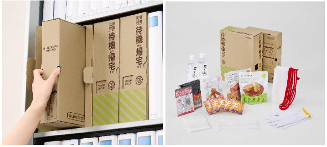 差し替え式 災害対策セット(待機～帰宅)